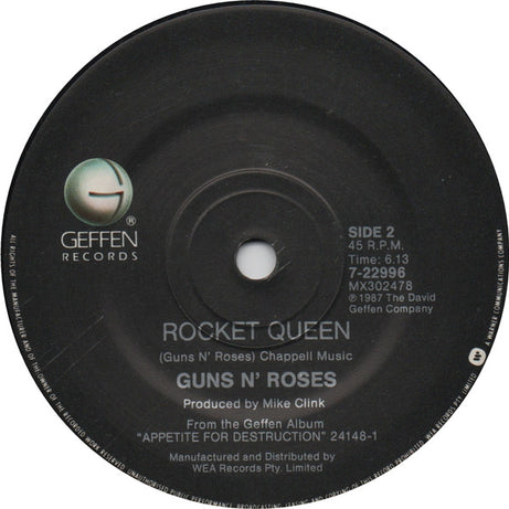 Guns N' Roses : Patience (7", Single)