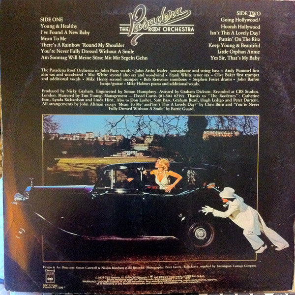 The Pasadena Roof Orchestra : Night Out (LP)