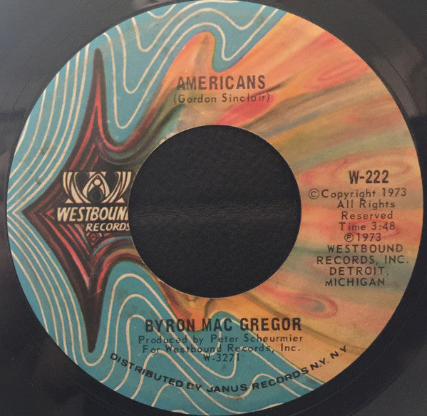 Byron MacGregor, The Westbound Strings : Americans / America The Beautiful (7")