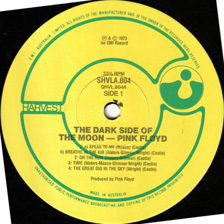 Pink Floyd : The Dark Side Of The Moon (LP, Album, Quad, RE, Gat)