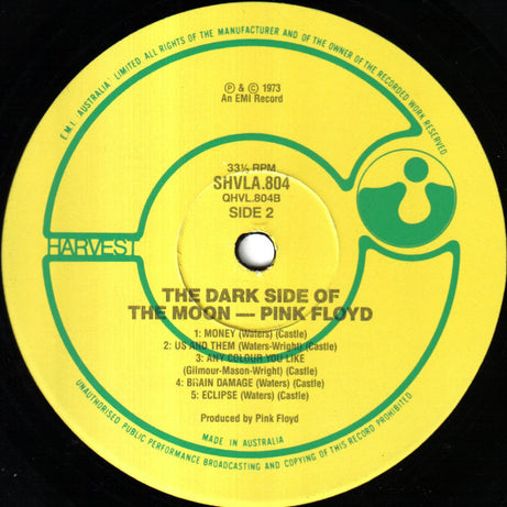 Pink Floyd : The Dark Side Of The Moon (LP, Album, Quad, RE, Gat)
