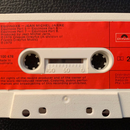 Jean-Michel Jarre : Equinoxe (Cass, Album)