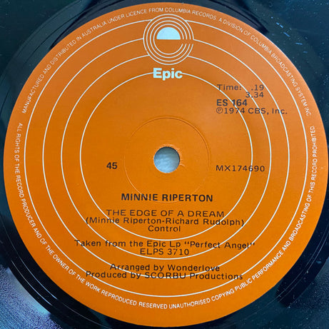 Minnie Riperton : Lovin' You (7", Single)