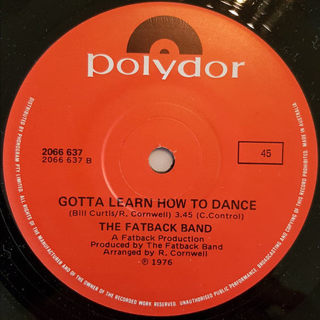 The Fatback Band : (Are You Ready) Do The Bus Stop (7", Single)