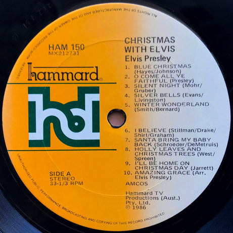 Elvis Presley : Christmas with Elvis (LP, Comp)