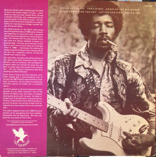 Jimi Hendrix : Free Spirit (LP, Album, Whi)