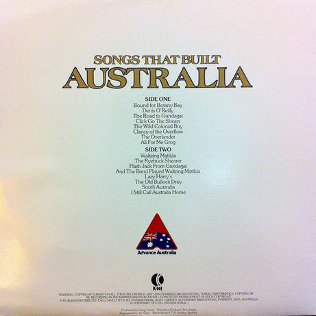 Unknown Artist : Songs That Built Australia (LP)