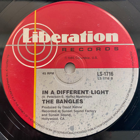 Bangles : Manic Monday (7", Single)