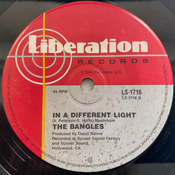 Bangles : Manic Monday (7", Single)