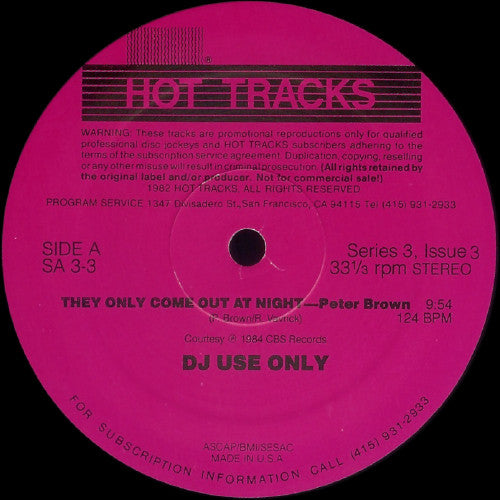 Various : Hot Tracks - Series 3, Issue 3 (2x12", Promo)