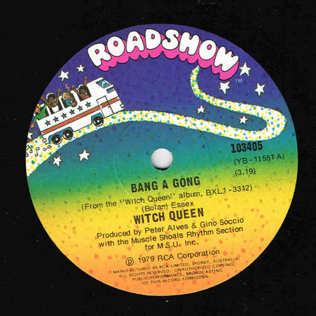 Witch Queen : Bang A Gong (7", Single)