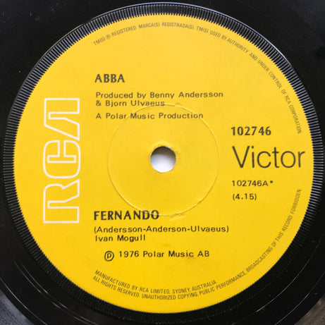 ABBA : Fernando (7", Single)