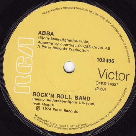 ABBA, Björn & Benny, Agnetha & Anni-Frid : Ring Ring (7")