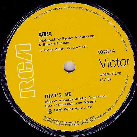 ABBA : Dancing Queen (7", Single, Rep)