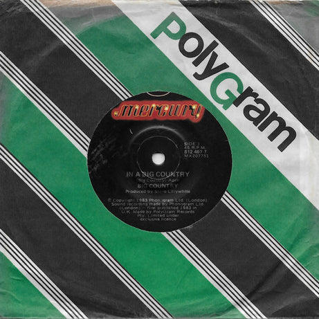 Big Country : In A Big Country (7", Single)