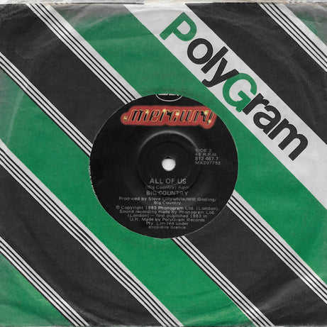 Big Country : In A Big Country (7", Single)