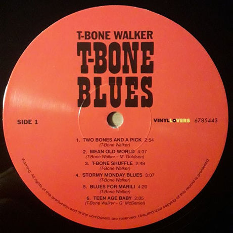 T-Bone Walker : T-Bone Blues (LP, Ltd, RE, 180)