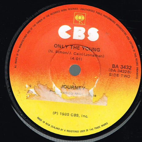 Journey : Be Good To Yourself (7", Single)