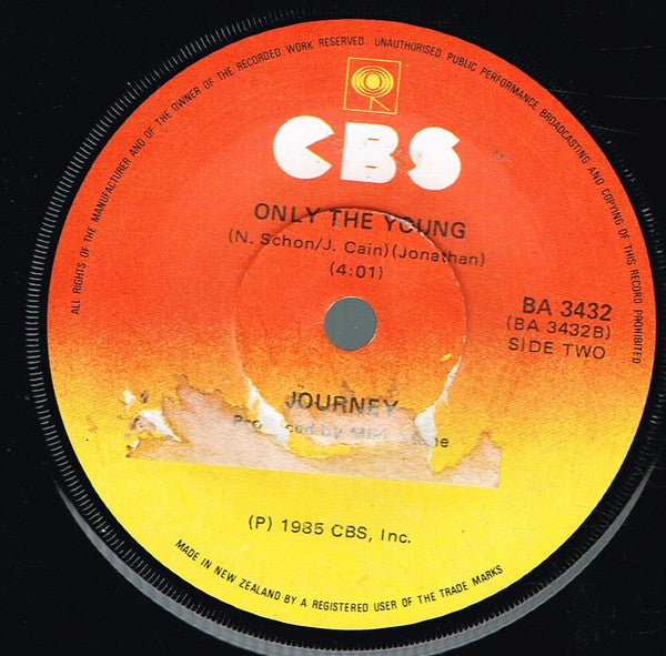 Journey : Be Good To Yourself (7", Single)