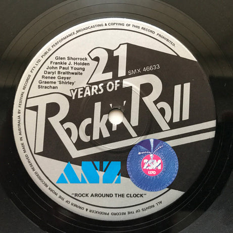 Glenn Shorrock, Frankie J Holden, John Paul Young, Daryl Braithwaite, Renee Geyer, Graeme Strachan : 21 Years Of Rock 'N' Roll: A Tribute To "Rock Around The Clock" (7", EP)