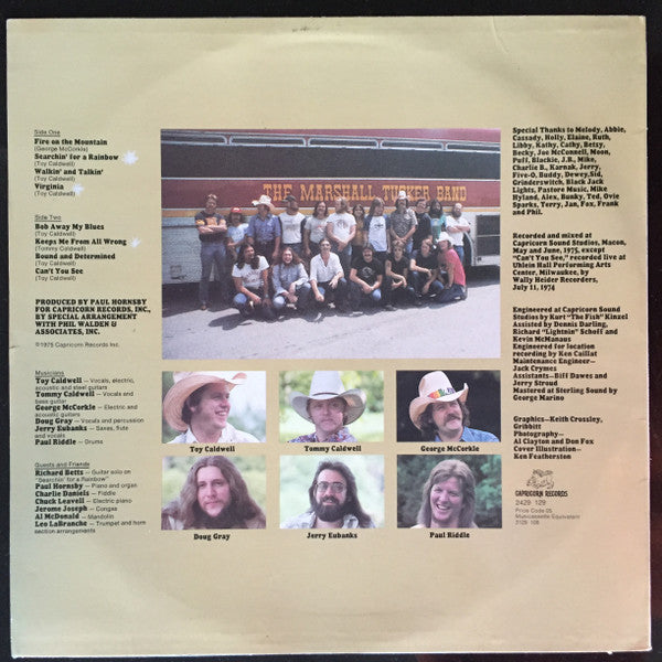 The Marshall Tucker Band : Searchin' For A Rainbow (LP, Album)
