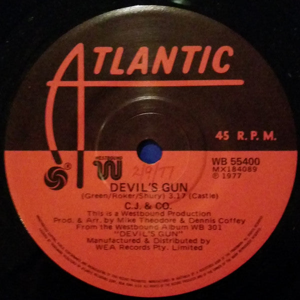 C. J. & Co.* : Devil's Gun (7", Single)