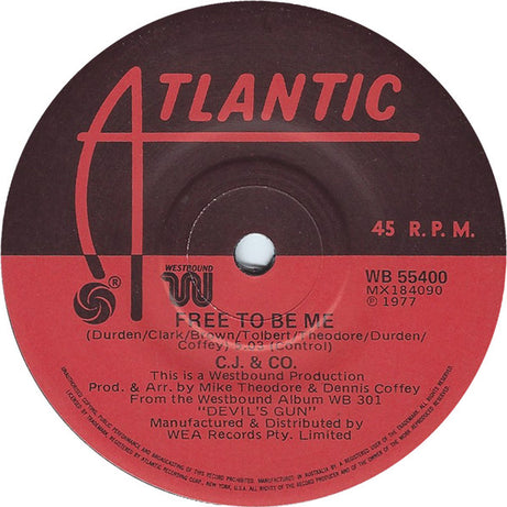 C. J. & Co.* : Devil's Gun (7", Single)