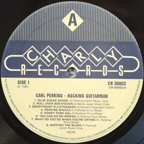 Carl Perkins : Rocking Guitarman (LP, Comp, RE)