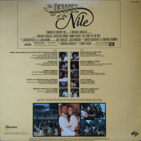 Various : The Jewel Of The Nile (Music From The 20th Century Fox Motion Picture Soundtrack) (LP, Comp)