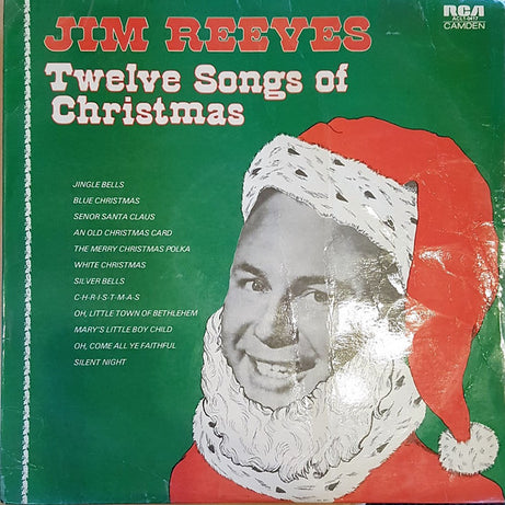 Jim Reeves : Twelve Songs Of Christmas (LP, Album, RE)