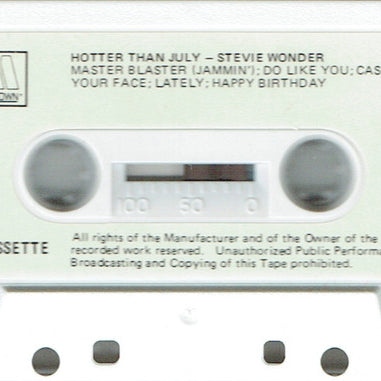 Stevie Wonder : Hotter Than July (Cass, Album)