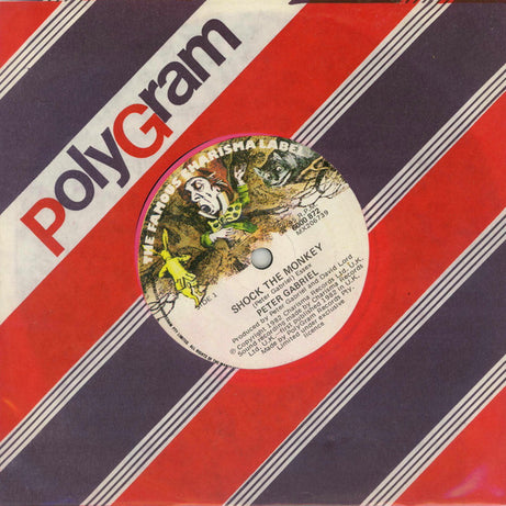 Peter Gabriel : Shock The Monkey (7", Single)