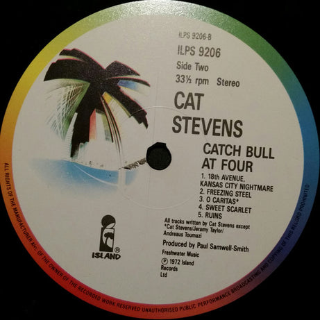 Cat Stevens : Catch Bull At Four (LP, Album, RE)