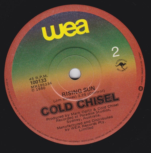Cold Chisel : Cheap Wine (7", Single)