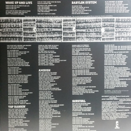 Bob Marley & The Wailers : Survival (LP, Album)