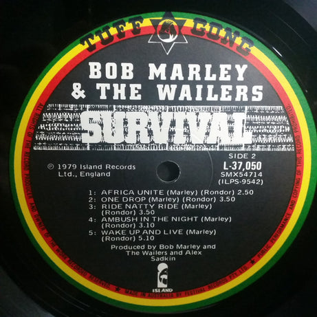 Bob Marley & The Wailers : Survival (LP, Album)
