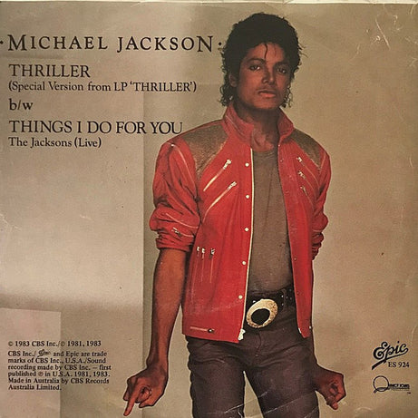 Michael Jackson : Thriller (7", Single)
