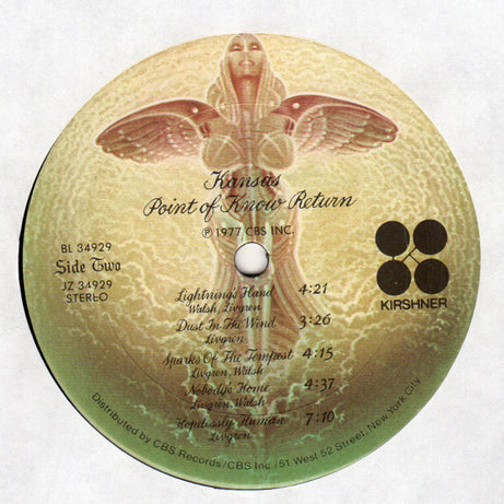 Kansas (2) : Point Of Know Return (LP, Album, San)