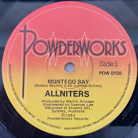 Allniters : Montego Bay (7", Single)