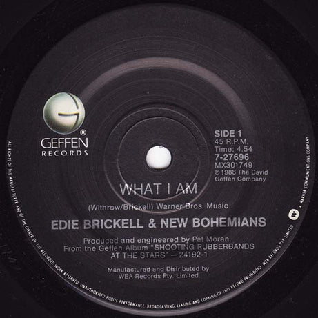 Edie Brickell & New Bohemians : What I Am (7")