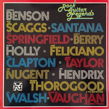 Various : Rock Guitar Legends (LP, Comp)