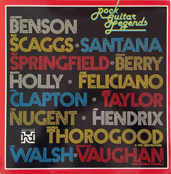 Various : Rock Guitar Legends (LP, Comp)