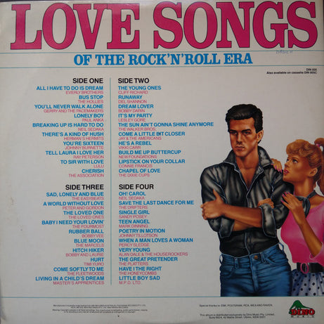 Various : Love Songs Of The Rock 'N' Roll Era (2xLP, Album, Comp)