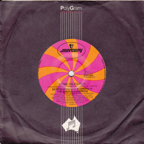 Dexys Midnight Runners & The Emerald Express : Come On Eileen (7", Single)