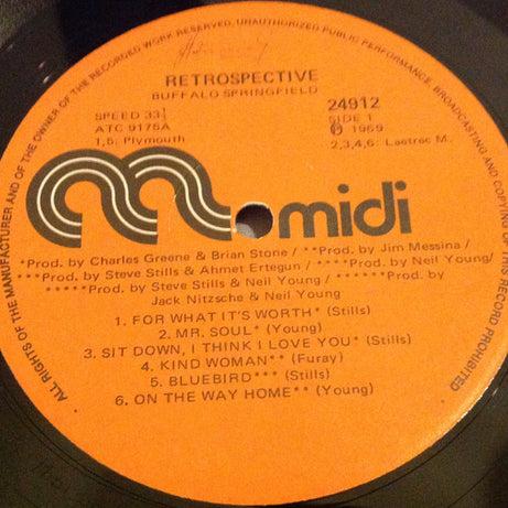 Buffalo Springfield : Retrospective - The Best Of Buffalo Springfield (LP, Comp, RE)