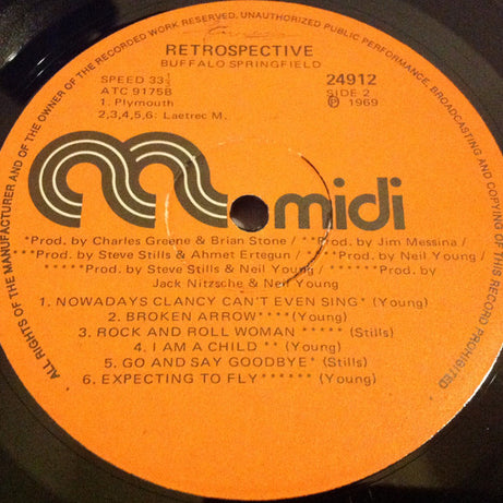 Buffalo Springfield : Retrospective - The Best Of Buffalo Springfield (LP, Comp, RE)