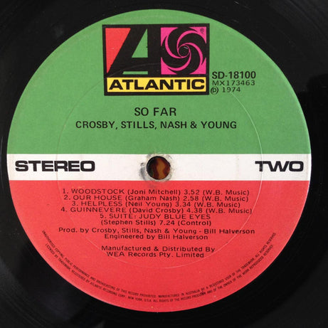 Crosby, Stills, Nash & Young : So Far (LP, Comp)