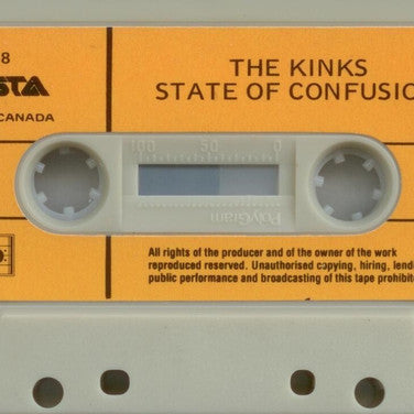 The Kinks : State Of Confusion (Cass, Album, Dol)