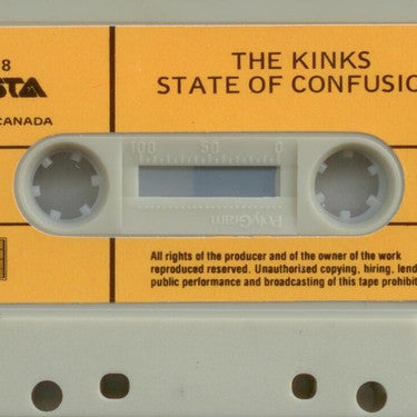 The Kinks : State Of Confusion (Cass, Album, Dol)