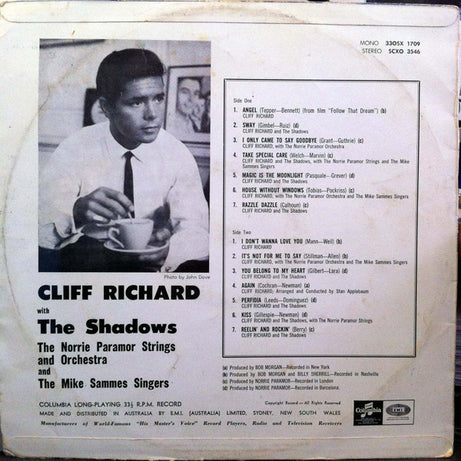 Cliff Richard : Cliff Richard (LP, Album, Mono)